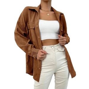 Corduroy Long Sleeve Button Shirt